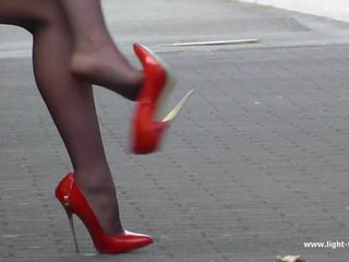 7inch Red Pumps: Mobile Red HD X rated movie film 23