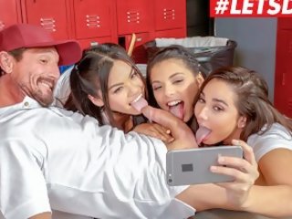Letsdoeit - коледж дівчинки йти дика в smashing група ебать