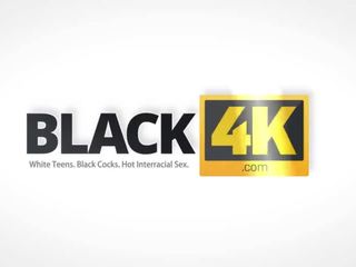 Black4k. admirable musta youngster gorge täyttää pale-skinned johtaja