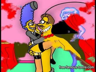 Simpsons adult video parody