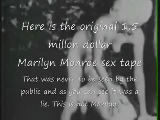 Marilyn μονρόε πρωτότυπο 1.5 εκατομμύριο Ενήλικος βίντεο ταινία ψέμα ποτέ seen